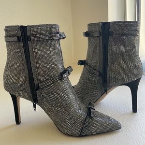 New Inc Crystal Booties 6.5